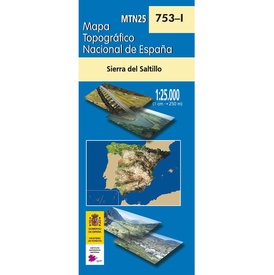 Topografische kaart 753-I Sierra del Saltillo | CNIG - Instituto Geográfico Nacional